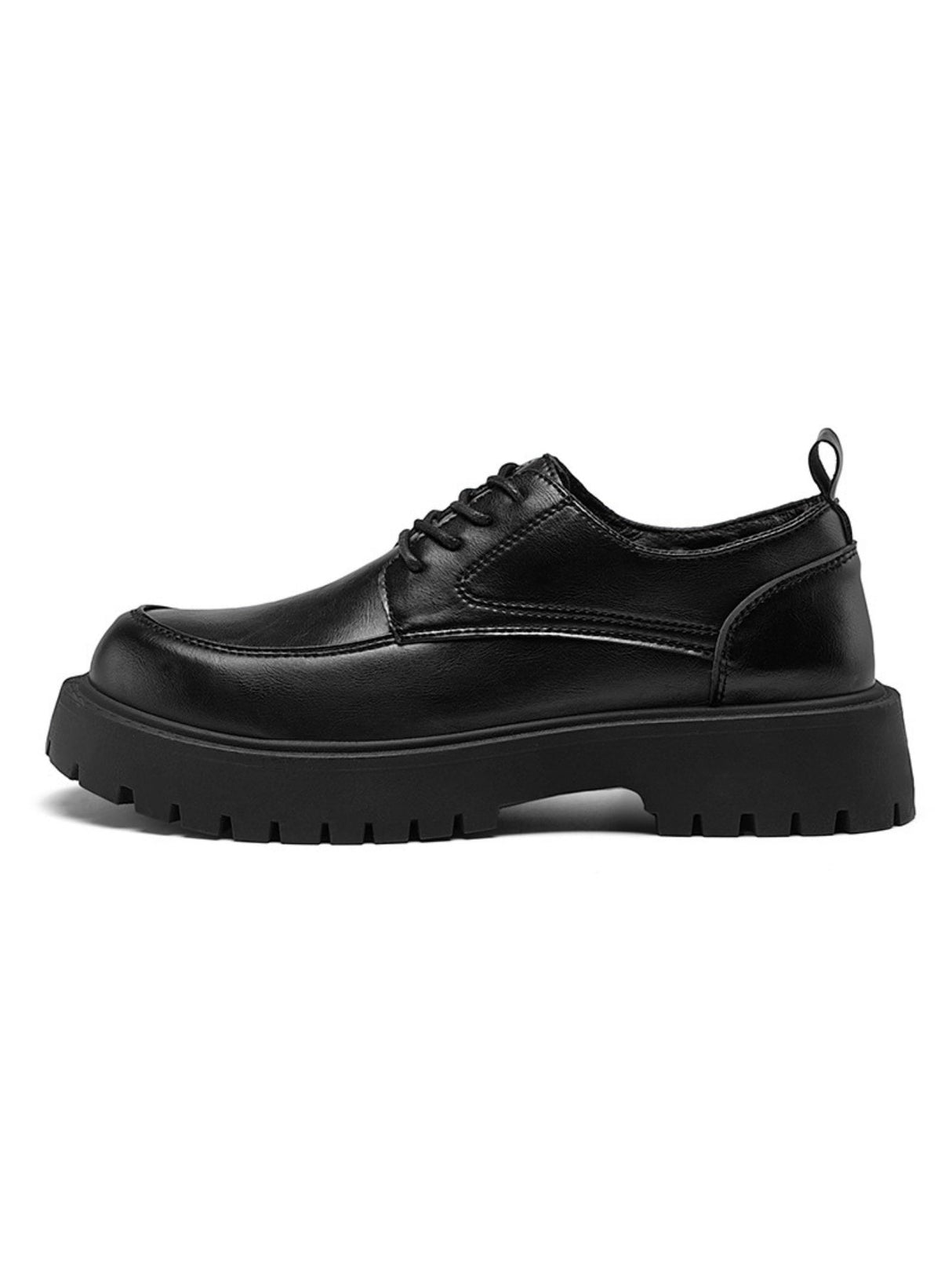 Liber Four Seasons Thick-Sole Men's Black Shoes