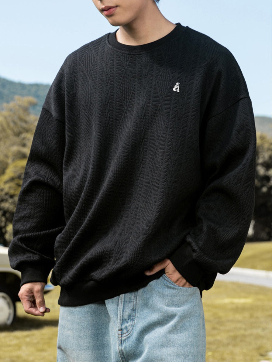 Liber Autumn Men's Embroidered Pattern Letter Sweatshirts&Hoodies