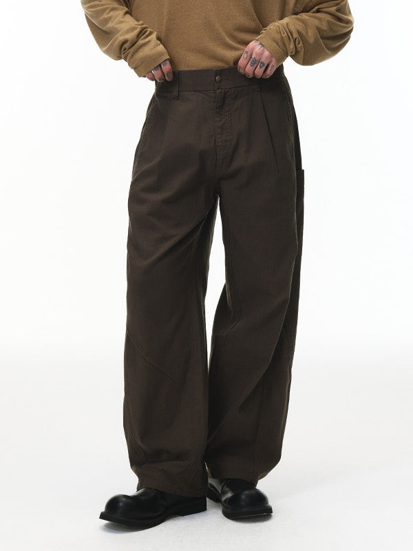 Liber Autumn Neutral wear Solid Color Pants
