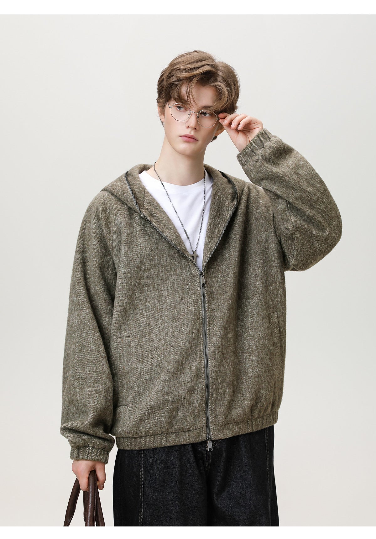 Liber Autumn Men's Solid Color Jackets