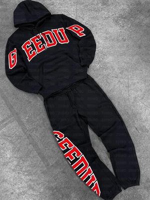 Liber Autumn Neutral wear Pocket Letters/numbers/words 2-piece Sets
