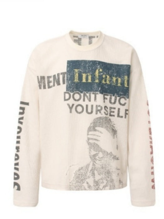 Liber Autumn Neutral wear Printed Creativity Sweatshirts&Hoodies