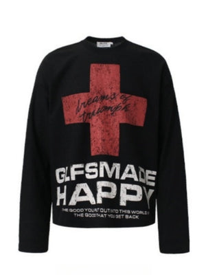 Liber Autumn Neutral wear Printed Creativity T-shirts