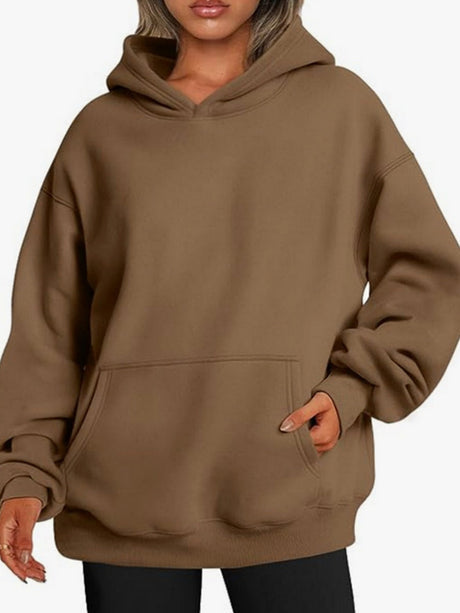 Liber Autumn Women's Pocket Sweatshirts&Hoodies