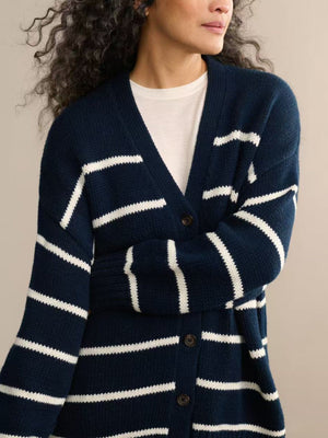 Liber Buttons Contrasting Colors Color Matching Cardigans