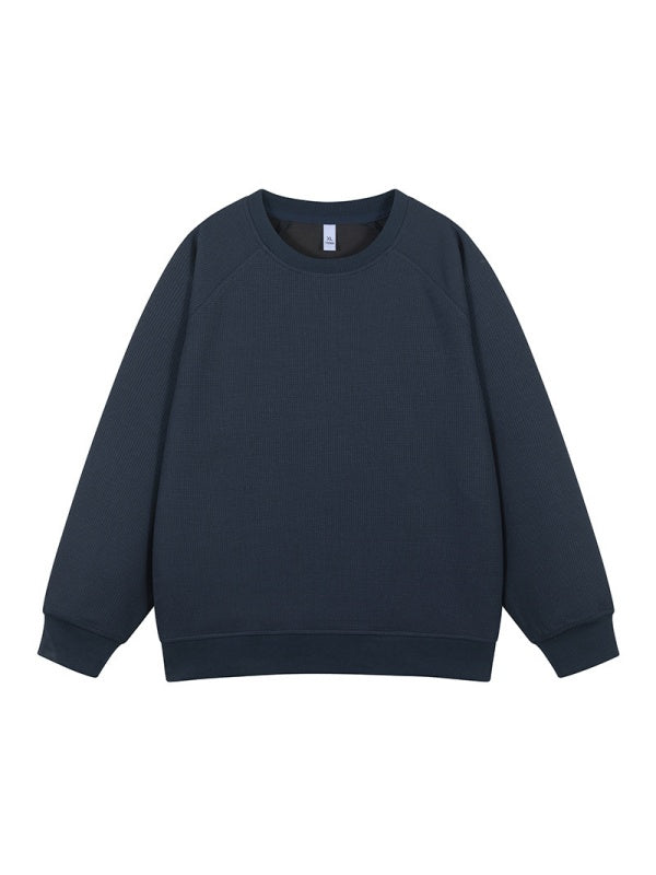 Liber Autumn Neutral wear Splicing Solid Color Sweatshirts&Hoodies