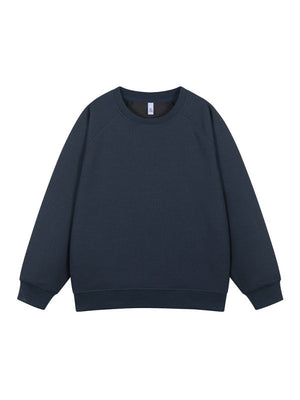Liber Autumn Neutral wear Splicing Solid Color Sweatshirts&Hoodies