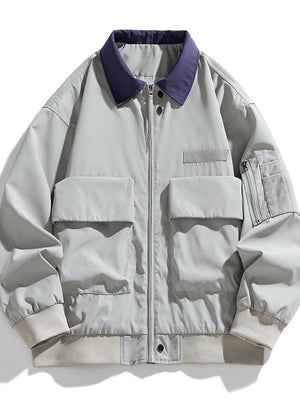 Liber Autumn Men's Color matching Jackets