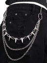 Hip Hop Punk Studs  Waist Chains