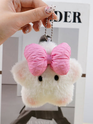 Stern-Plüschtier-Schlüsselanhänger