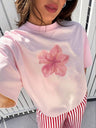 Casual And Versatile 3D Letter Pattern T-shirt