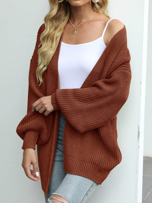 Liber Pocket Solid Color Cardigans