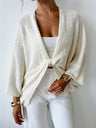 Cross Deep V-neck Sweaters