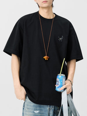Embroidery Loose-fit T-shirts
