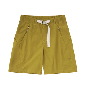 Drawstring Work Clothes Scimitar Shorts
