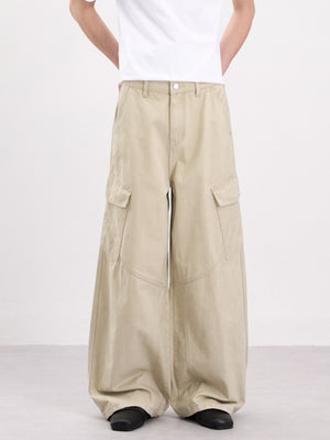 Retro Big Pocket Cargo Trousers