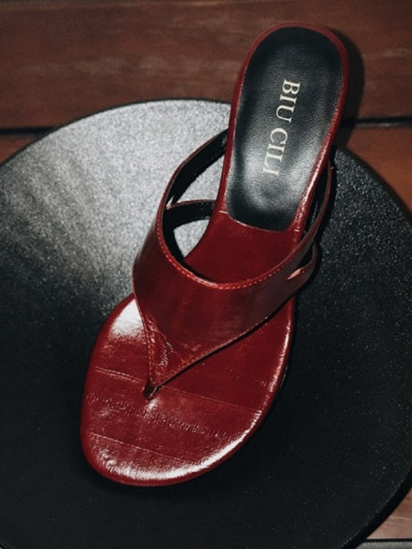 BIUCILI | Original Design French Minimalist Modern Wedge Flip-flops Women's Sandals