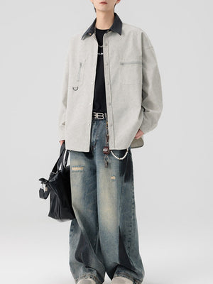 Work Clothes Loose-fit Shirts