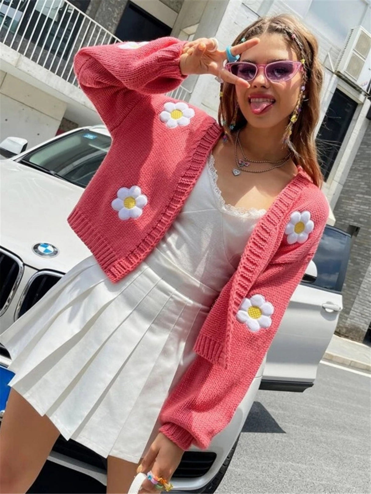 Flowers Short Cardigans