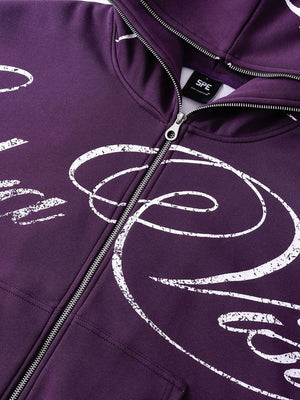 Graffiti Cardigan Zipper Hoodies