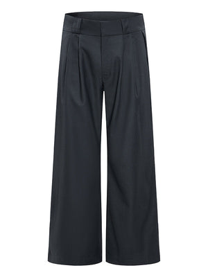 Commuting Cleanfit Straight-fit Wide-leg Dress Pants Pants