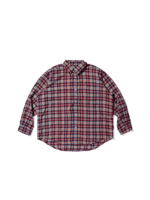 Plaid Loose Long-sleeved Shirt