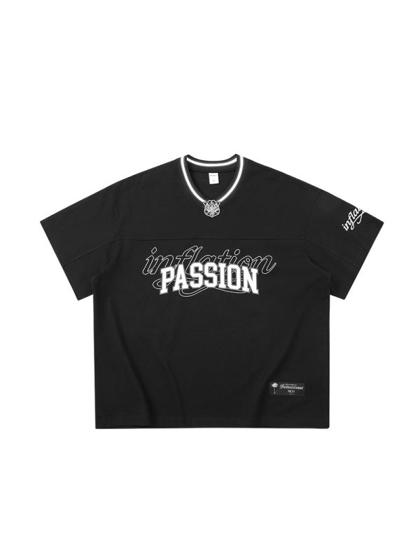 Retro Printed V-neck T-shirts