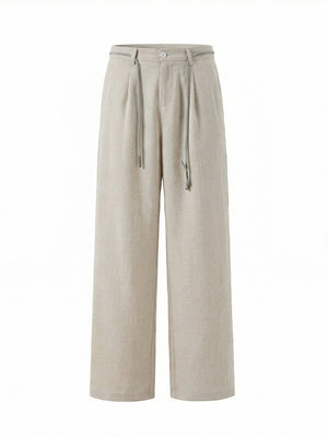 Imitation Linen Nine Points Breathable Pants