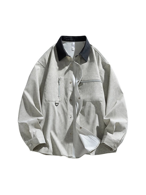 Work Clothes Loose-fit Shirts