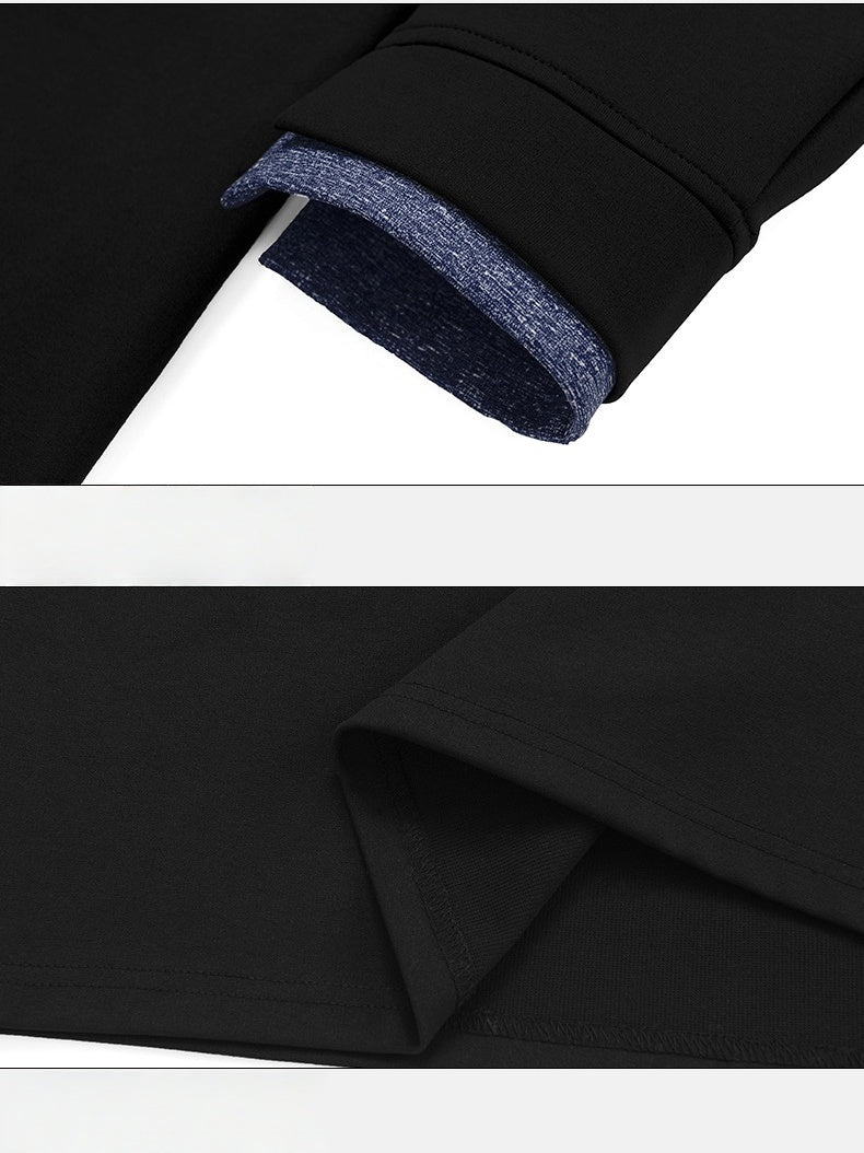 V-neck Color Matching Loose Simplicity Polo