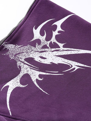 Graffiti Cardigan Zipper Hoodies