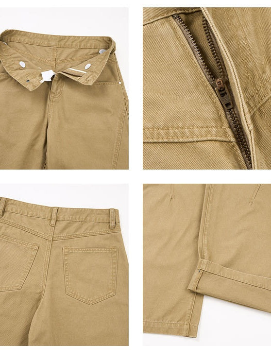 Retro Old Money Style Scimitar Pants