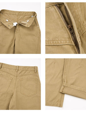 Retro Old Money Style Scimitar Pants