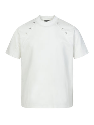 Cleanfit Metal Buckle Solid Color T-shirts