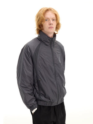 Lightweight Fleece Windproof Keep Warm Cleanfit Splicing Loose Thickening Cotton Clothes