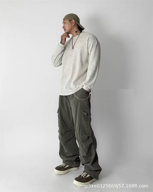Slim-fit Leisure Sweatshirts&Hoodies