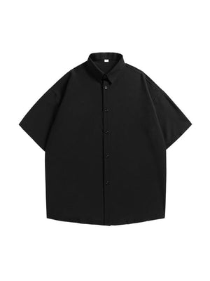 Cooling Sensation Loose-fit Dropped Shoulders Shirts