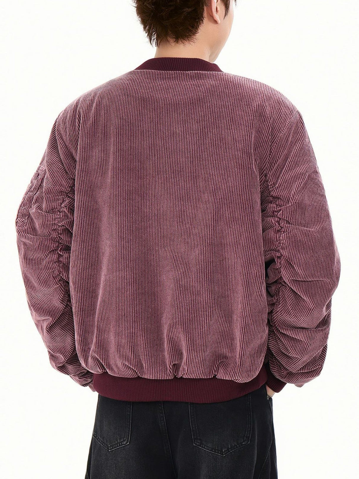 Retro Corduroy Tooling Quilted Jackets