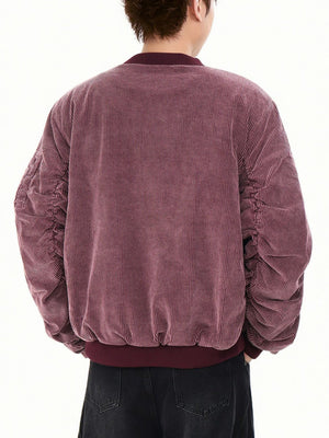 Retro Corduroy Tooling Quilted Jackets