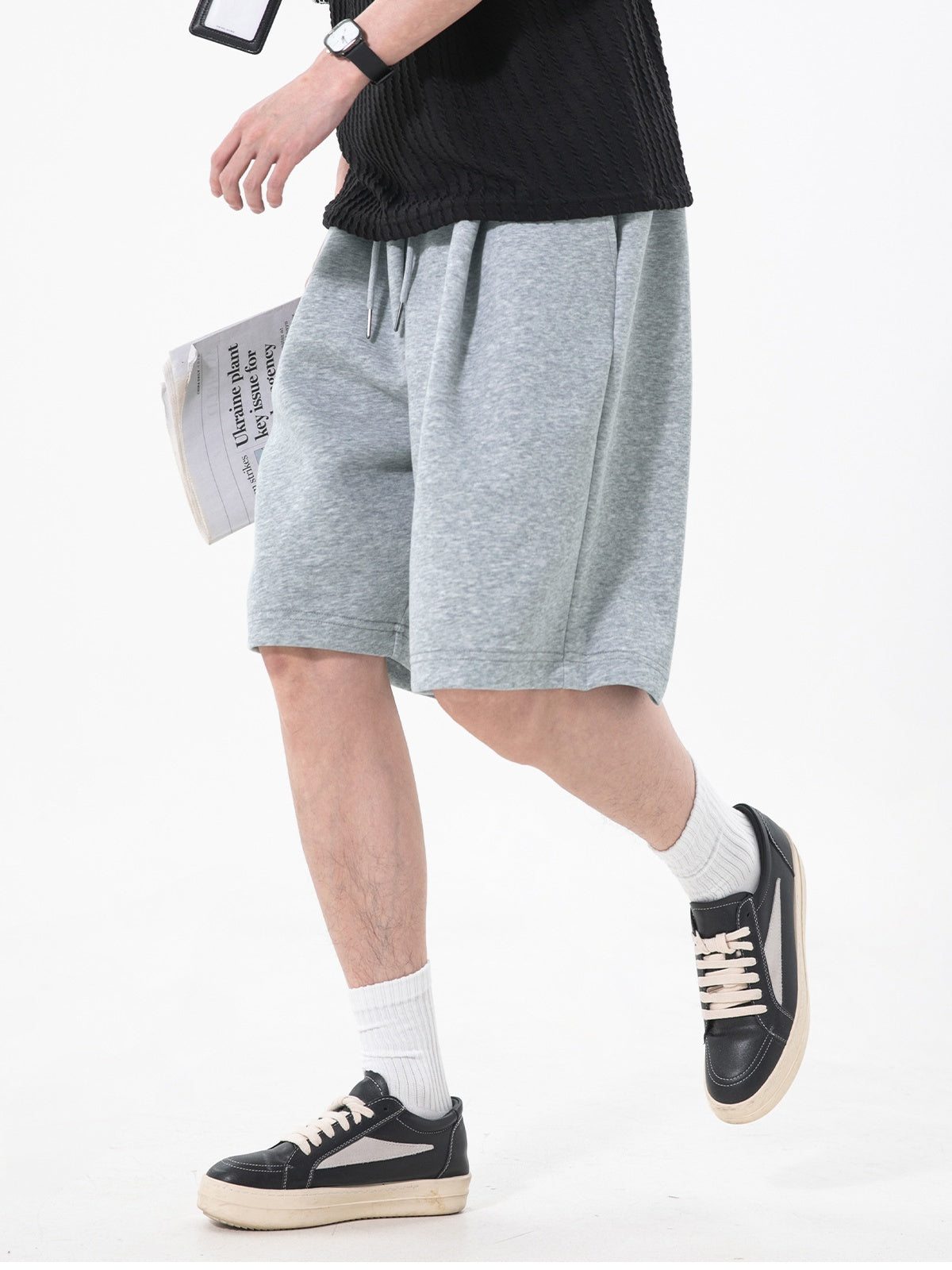 Simplicity Loose-fit Five Points Sweatpants Shorts