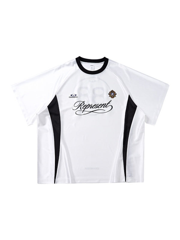 Color-blocked Patchwork T-shirts