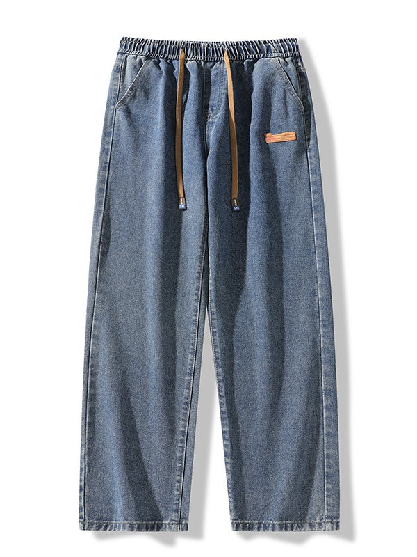 Loose Straight Wide-leg Jeans