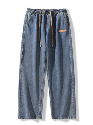 Loose Straight Wide-leg Jeans