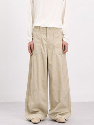Type A Straight-fit Wide-leg Pants