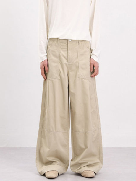 Type A Straight-fit Wide-leg Pants