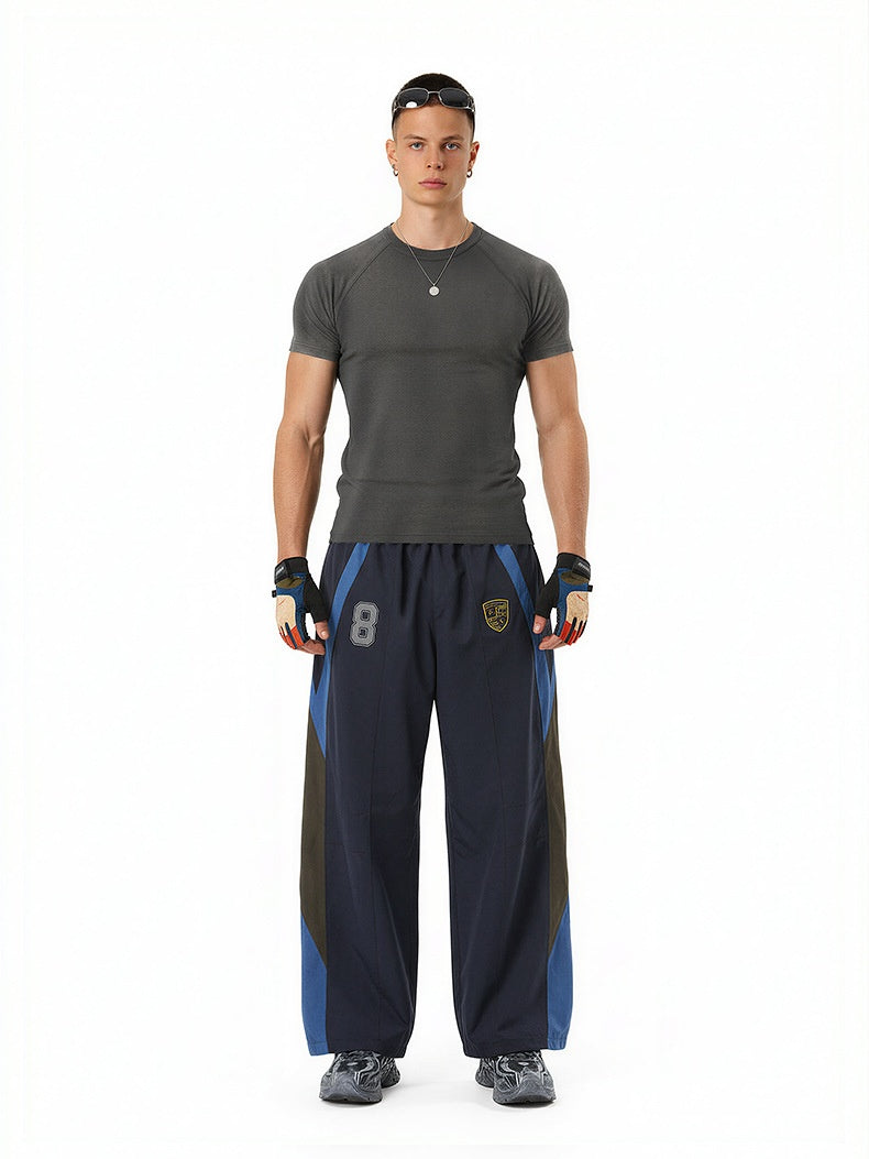 Stretch Tight Fit Navy Slim-fit T-shirts