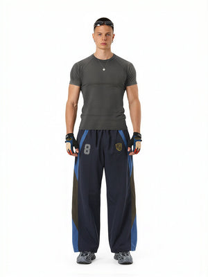Stretch Tight Fit Navy Slim-fit T-shirts