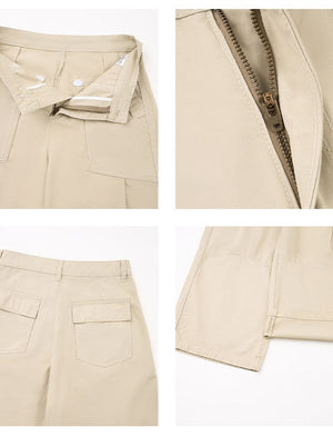 Type A Straight-fit Wide-leg Pants