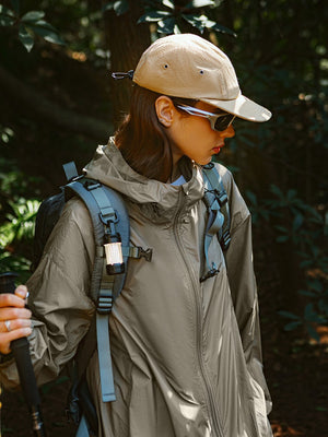 Outdoor Hooded Zipper Sunscreen Coat
