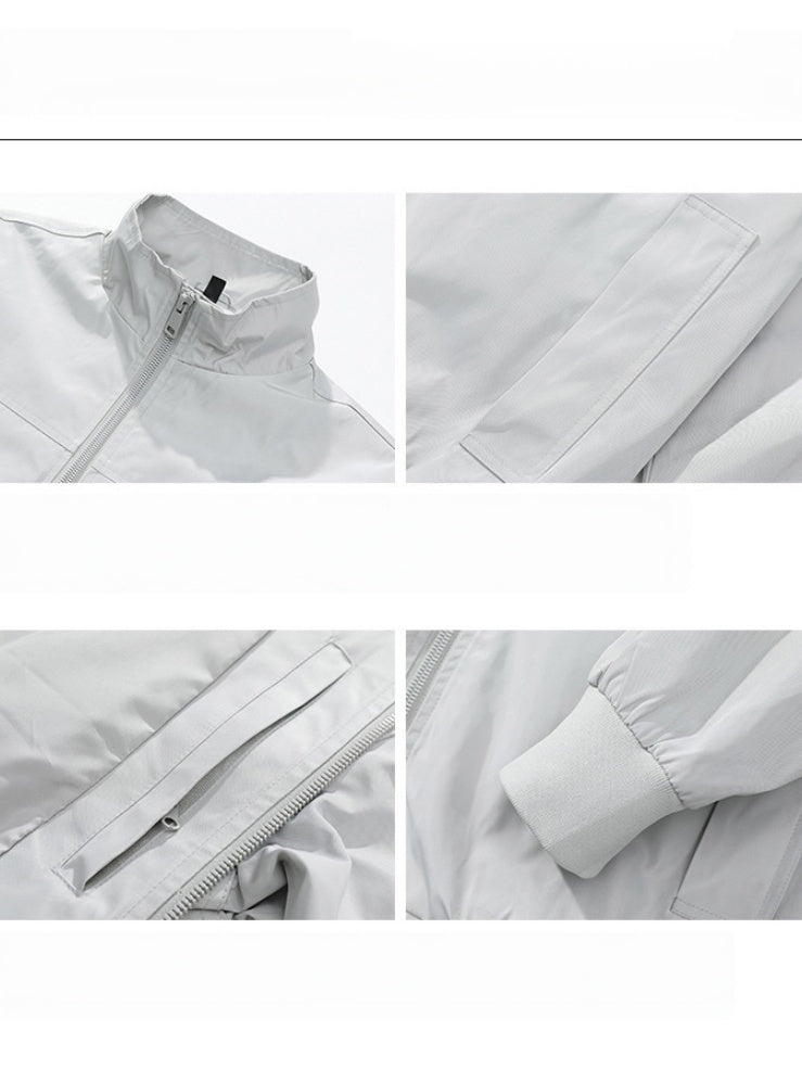 Outdoor Stand Collar Simplicity All-match Leisure Flight Jacket